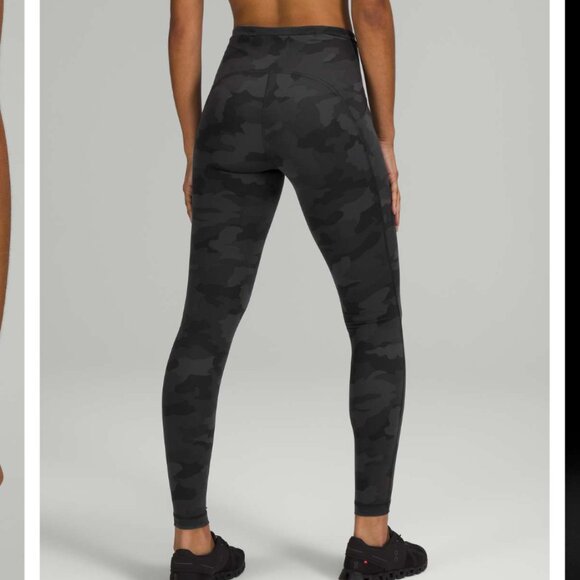 Lululemon Swift Speed High-Rise Brushed Tight 28" Heritage 365 Camo Deep Coal Mu - Picture 1 of 9